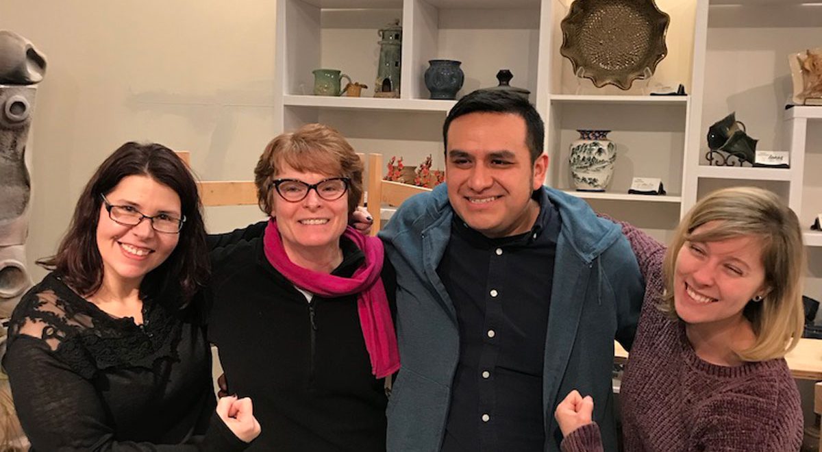 Buffalo Clay Arts Center pickup party